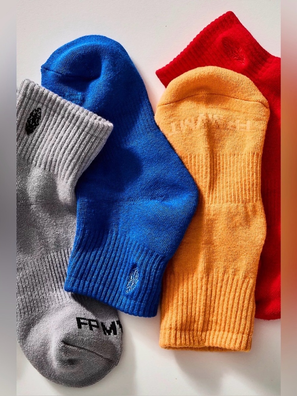 NWT Free People FP Movement Old Faithful Solid Sock Blue - Picture 3 of 3